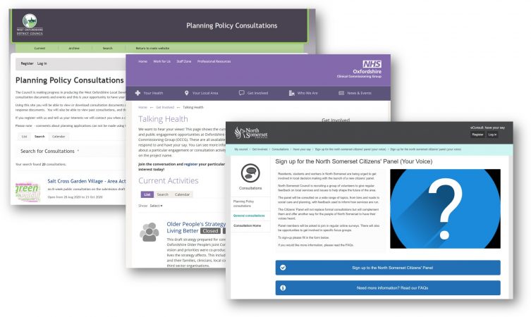 public consultation software examples