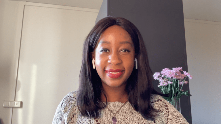 A photo of Tariro Mantsebo, founder of earth + blood